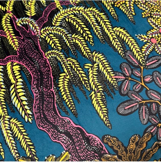 ΔΙΑΚΟΣΜΗΤΙΚΟ ΜΑΞΙΛΑΡΙ (50x50) JUNGLE BLUE